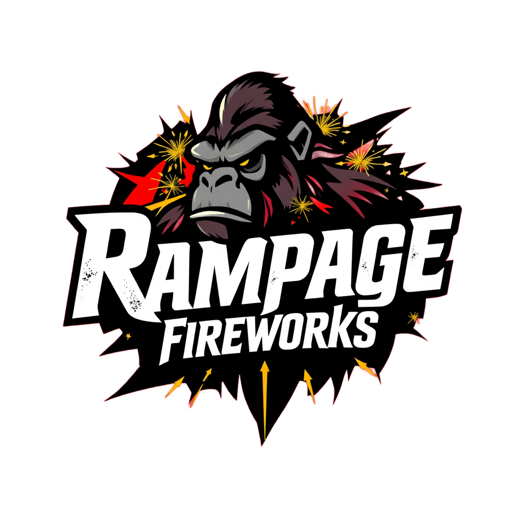 Welcome to Rampage Fireworks! logo